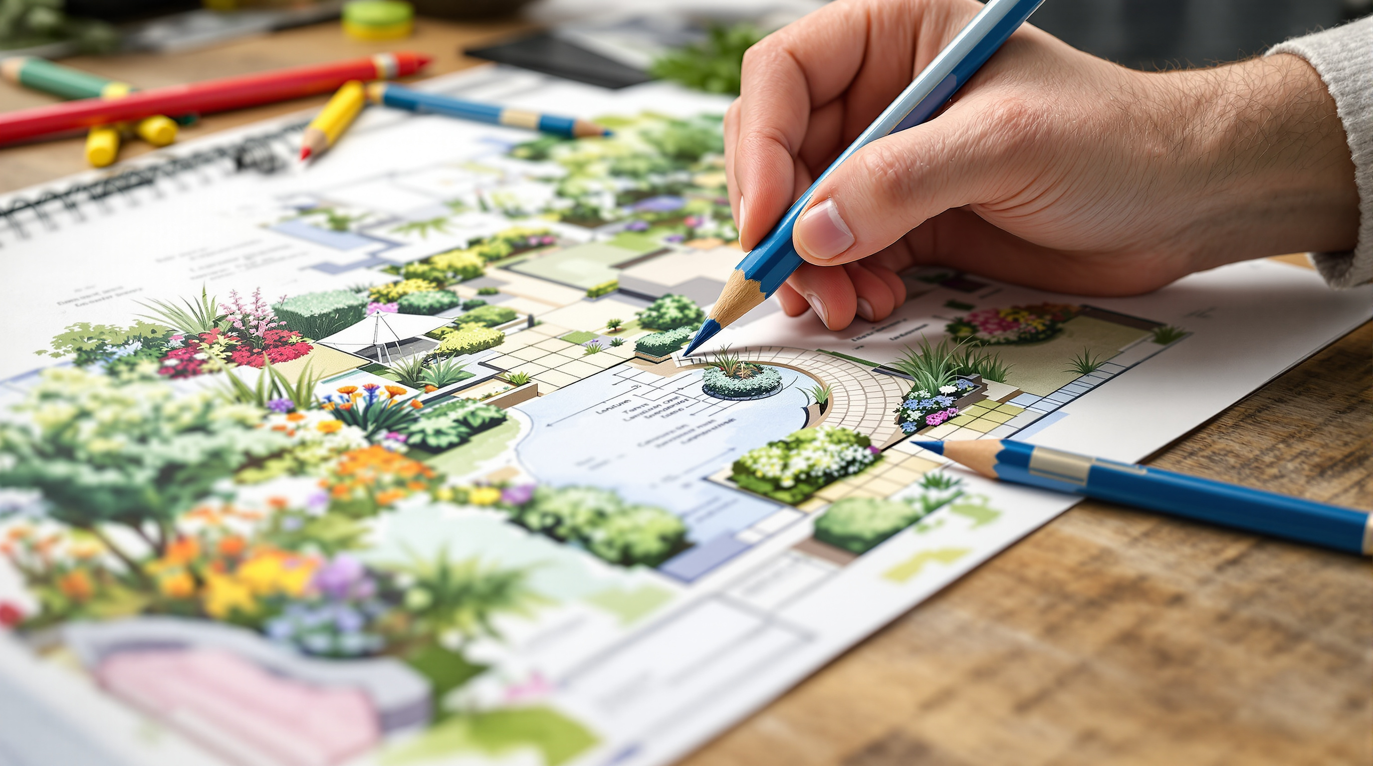 Créer un jardin méditerranéen à La Rochelle – illustration