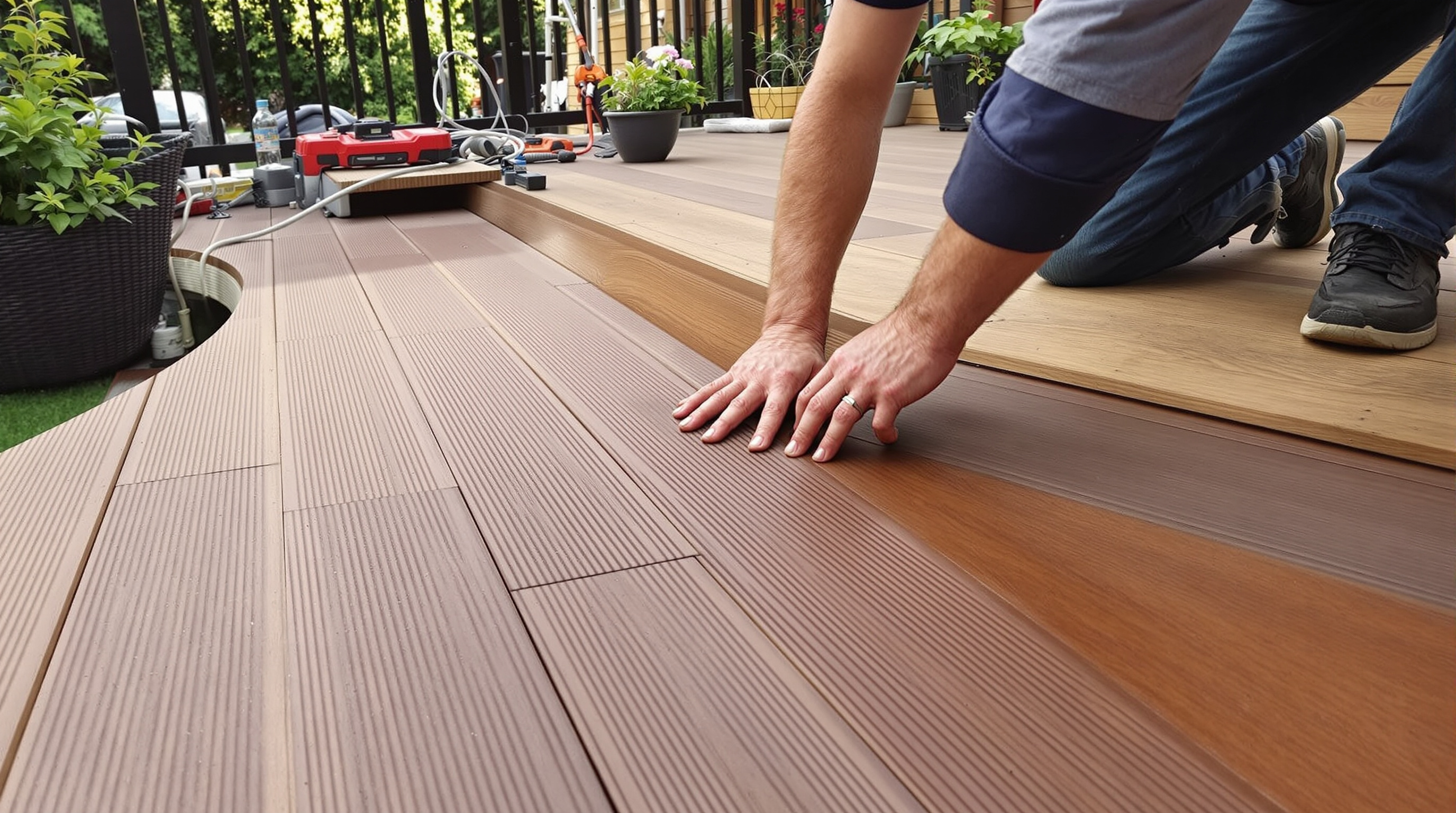 Entretien d'une terrasse en bois : les bons gestes – illustration